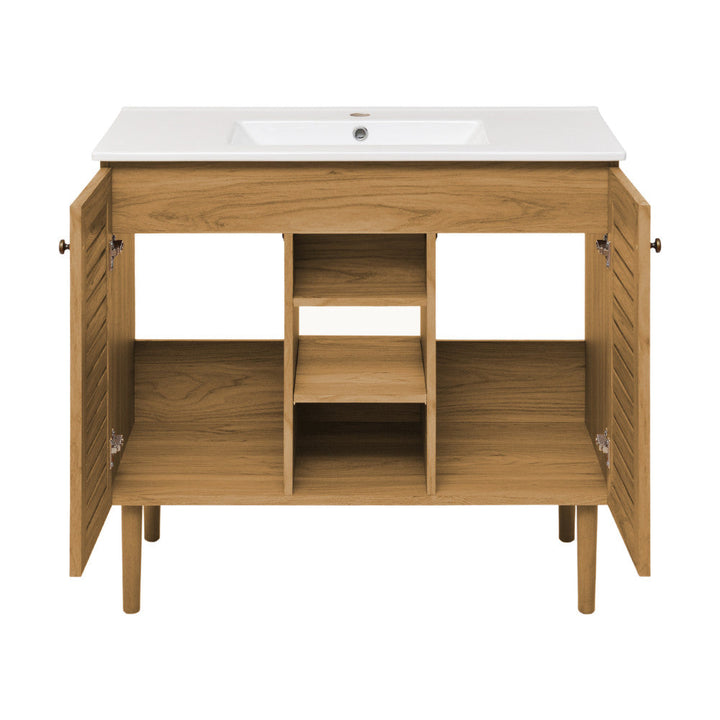 Bron 36" Bathroom Vanity in Oak