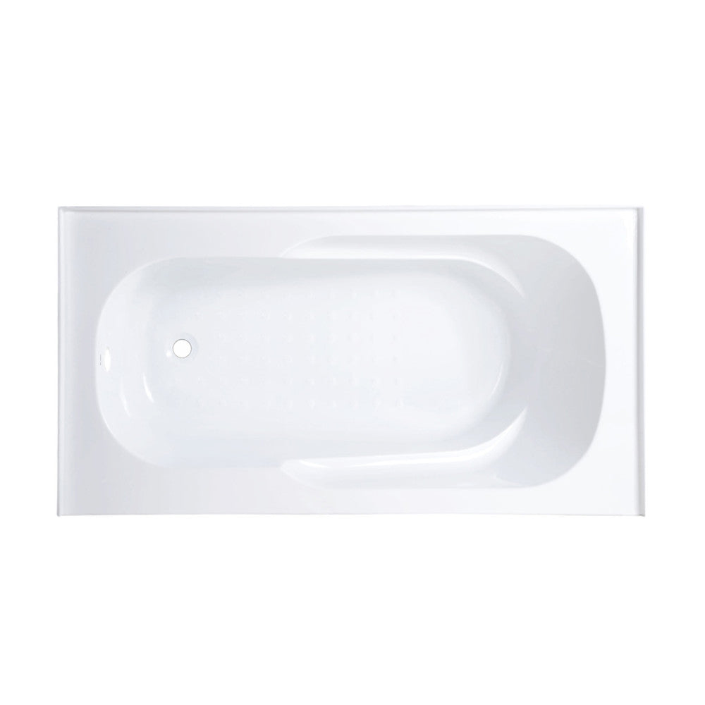 Ivy 60" x 30" Left-Hand Drain Alcove Bathtub with Apron