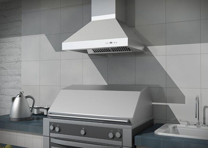 ZLINE 30 In. Convertible Outdoor Wall Mount Range Hood in Outdoor Approved Stainless Steel, 667-304-30