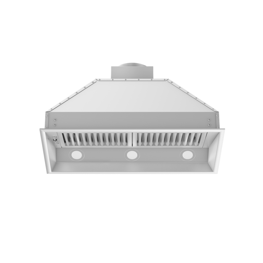 ZLINE 34 in. Ducted Wall Mount Range Hood Insert in Stainless Steel (698-34)