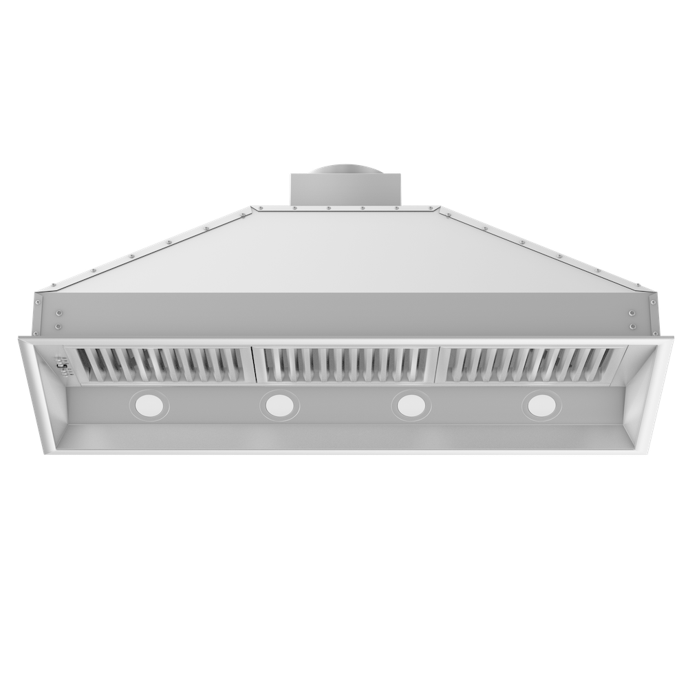 ZLINE 46 in. Ducted Wall Mount Range Hood Insert in Stainless Steel (698-46)