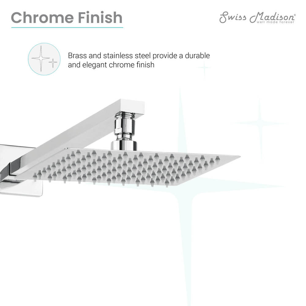 Concorde Single-Handle 1-Spray Tub and Shower Faucet in Chrome (Valve Included)