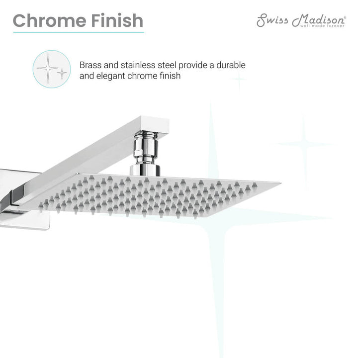 Concorde Single-Handle 1-Spray Tub and Shower Faucet in Chrome (Valve Included)