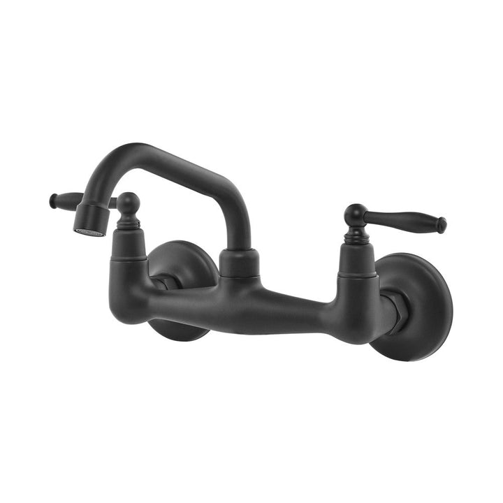 Loire Wall-Mounted Faucet in Matte Black