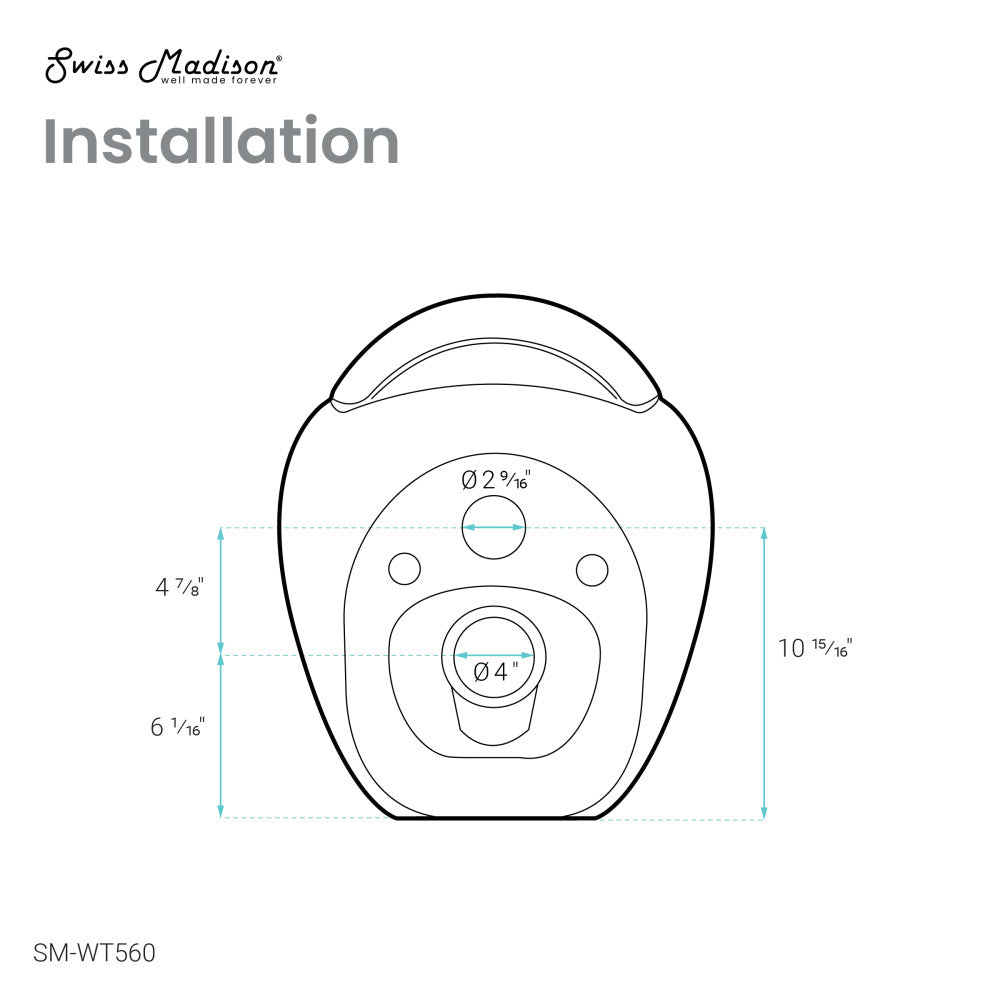 Plaisir Back to Wall Toilet