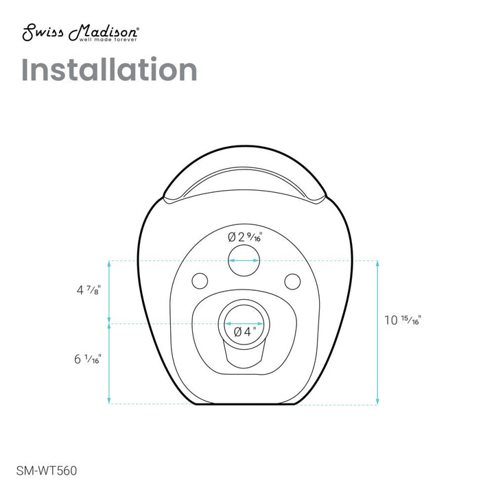 Plaisir Back to Wall Toilet