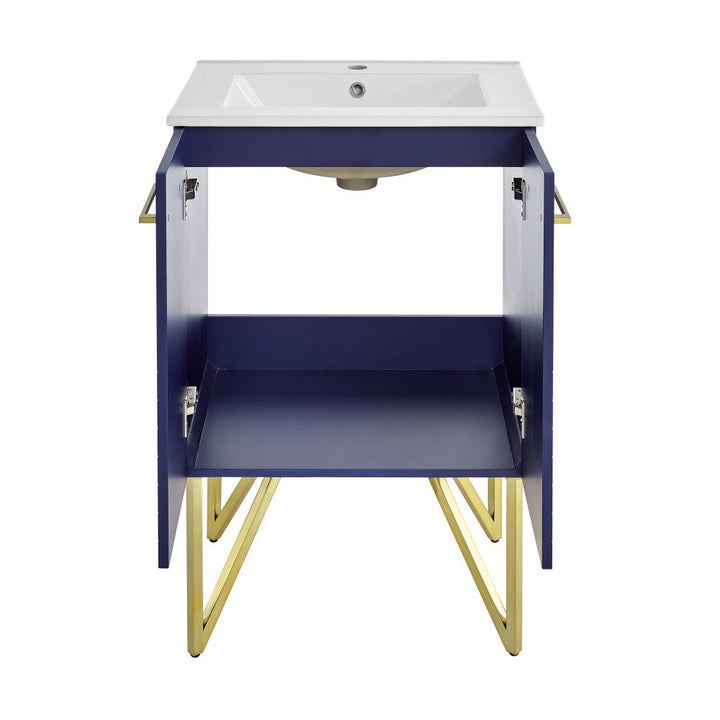 Annecy 24" Bathroom Vanity in Granger Blue