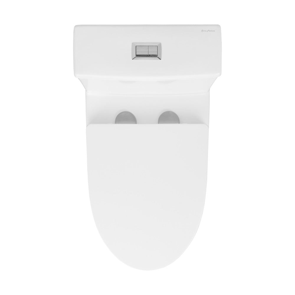 Dreux One Piece Elongated Dual Flush Toilet with 0.95/1.26 GPF
