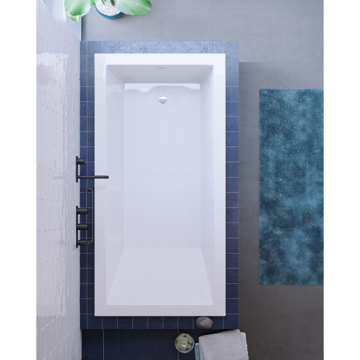 Voltaire 72" x 36" Reversible Drain Drop-In Bathtub