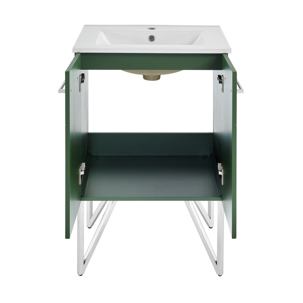 Annecy 24" Bathroom Vanity in Atlas Green