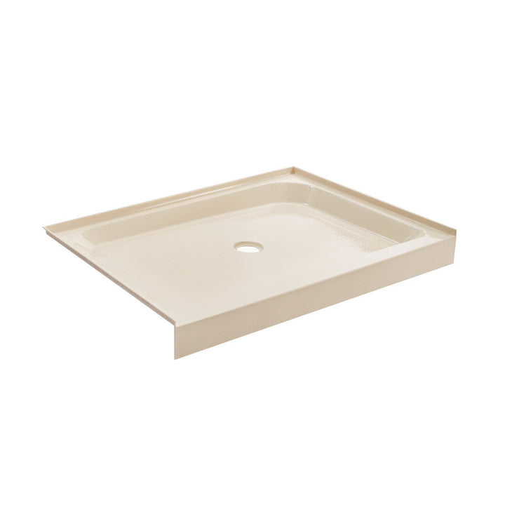 Voltaire 48" x 36" Single-Threshold, Center Drain, Shower Base in Bisque