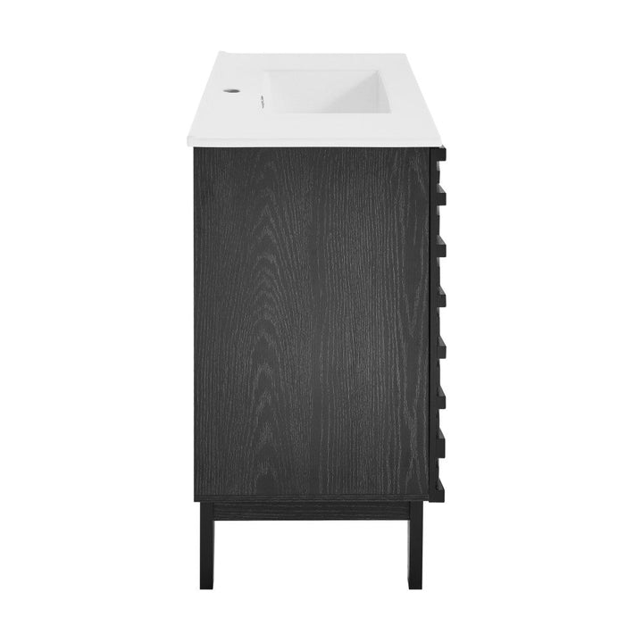 Cascade 36" Bathroom Vanity in Black