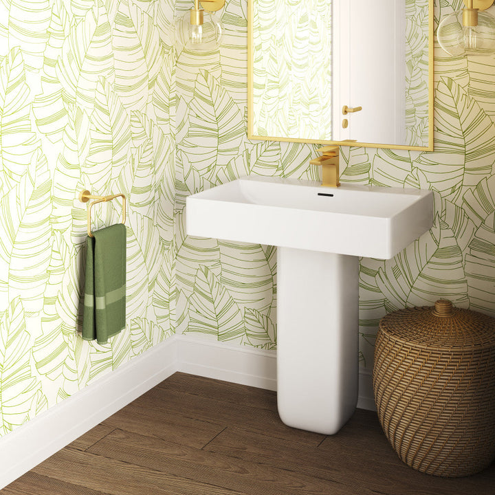 Concorde Square Two-Piece Pedestal Sink