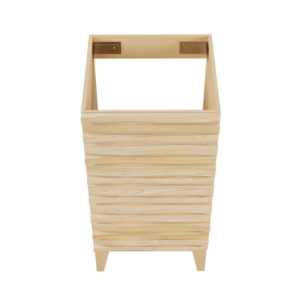 Cascade 18” Bathroom Vanity in Brown Oak- Cabinet Only