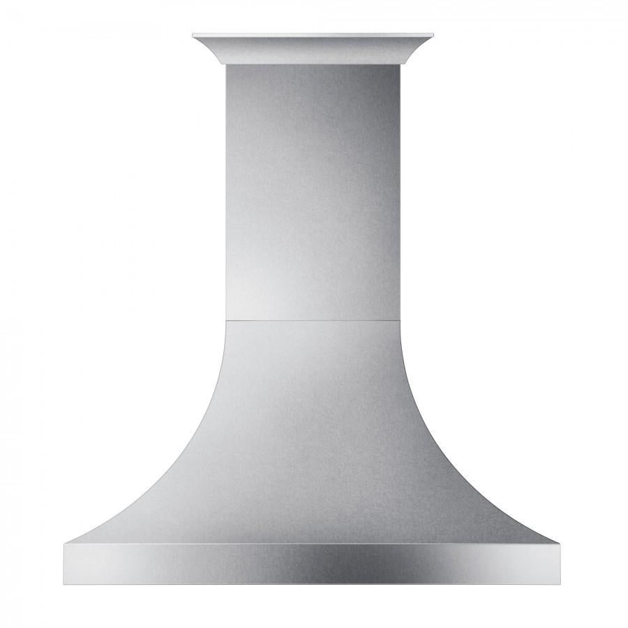 ZLINE 48 in. Designer Series DuraSnow® Stainless Finish Indoor Wall Range Hood, 8632S-48