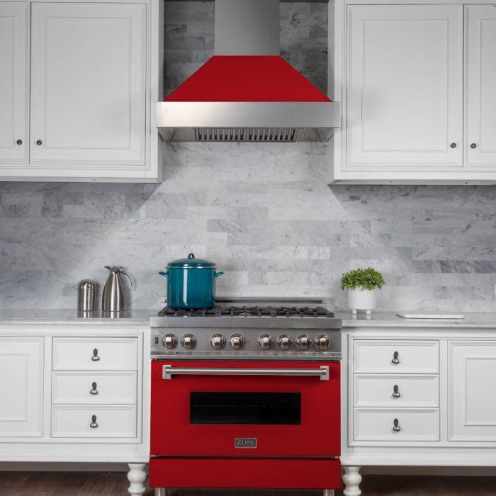 ZLINE 36" 2 Piece Autograph Edition Stainless Steel Range &amp; Range Hood