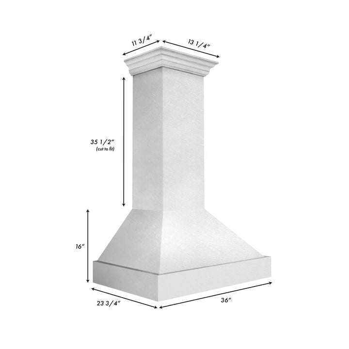 ZLINE 36 in. Kitchen Package with Satin Stainless Steel Dual Fuel Range and Convertible Vent Range Hood (2KP-RASSNRH36)