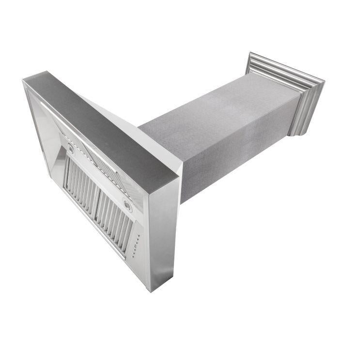 ZLINE 48 in. DuraSnow® Finish Range Hood with White Matte Shell, 8654WM-48