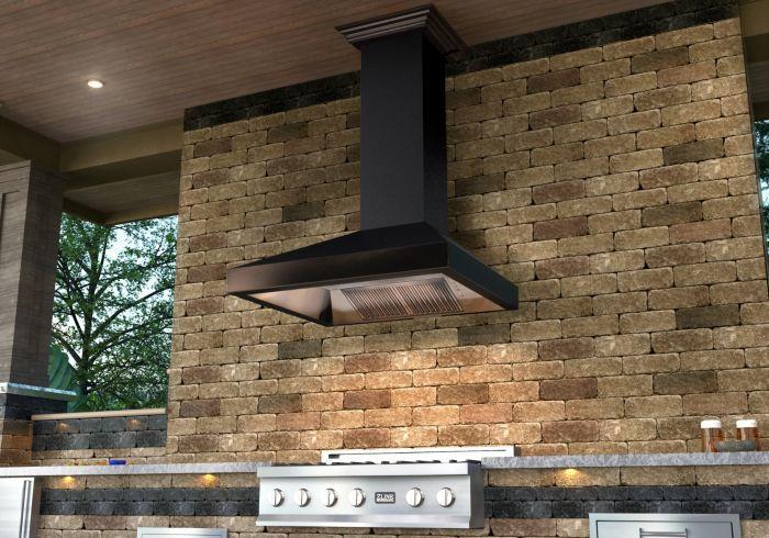 ZLINE 30 in. Oil-Rubbed Bronze Wall Range Hood 8667B-30, 24 in. depth