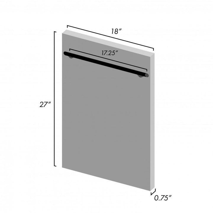 ZLINE 24" Top Control Dishwasher Panel Ready Stainless Steel Tub