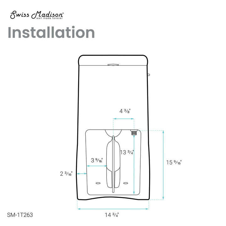 Monaco One-Piece Elongated Toilet Dual-Flush 1.1/1.6 gpf, Touchless