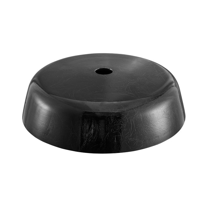 Avallon 16.5 " Round Glass Vessel Sink, Black