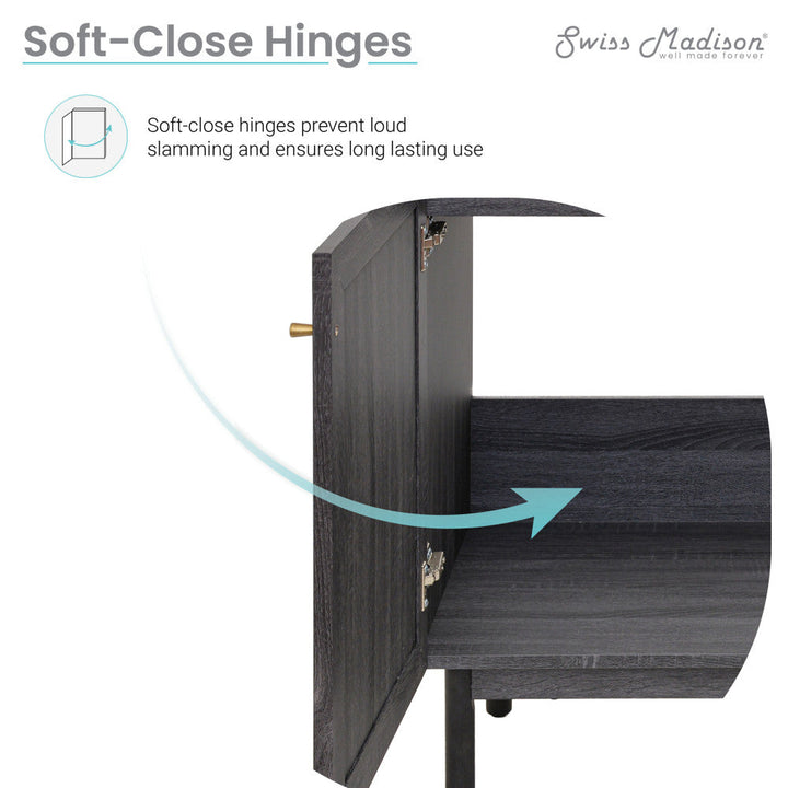 Classe 18" Bathroom Vanity in Black