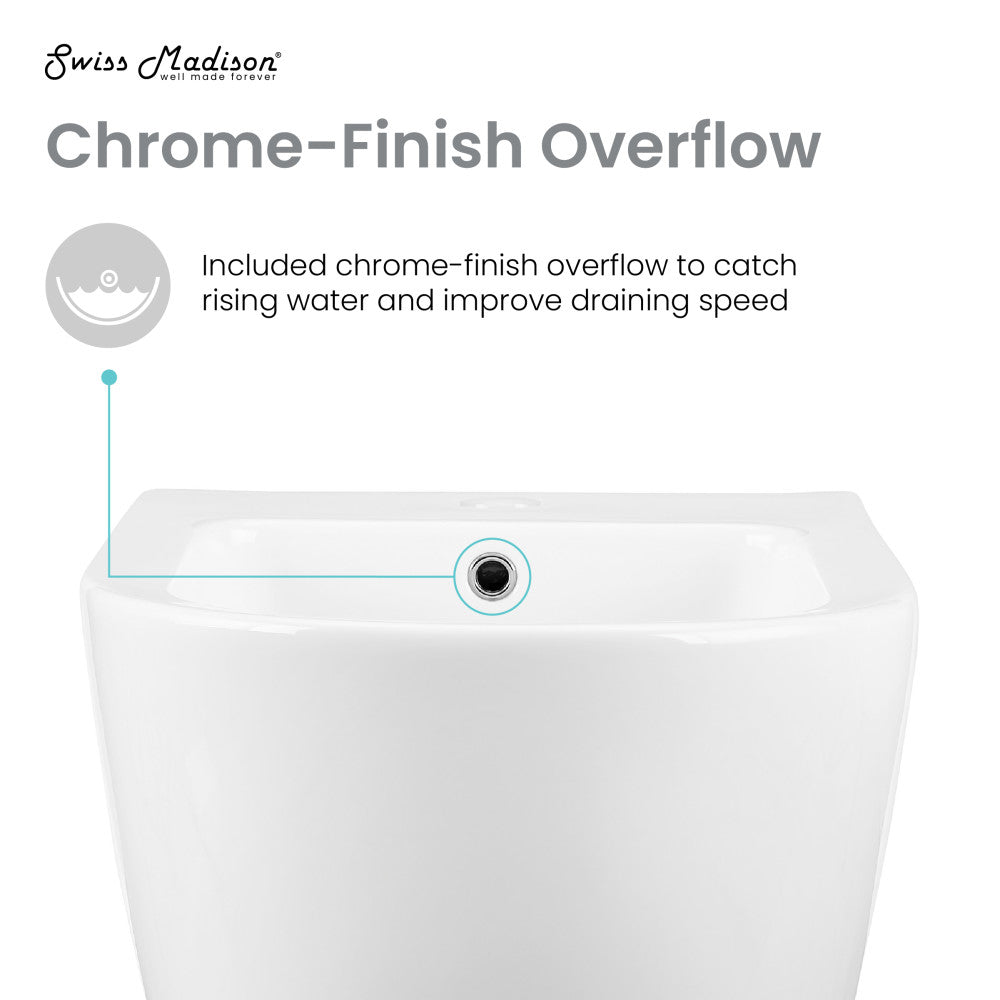 St. Tropez Wall Hung Bidet in Glossy White