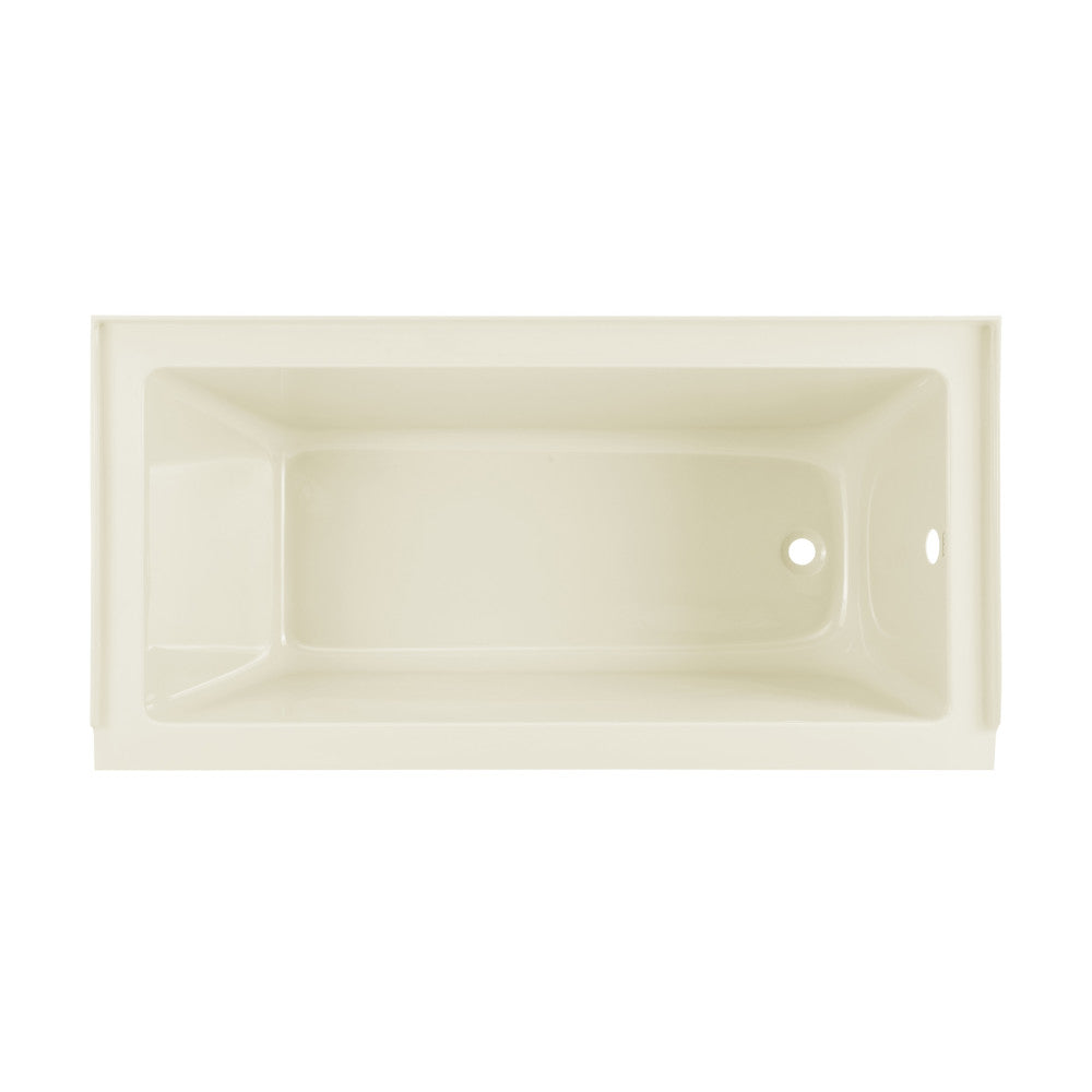 Voltaire 60" x 30" Right-Hand Drain Alcove Bathtub in Bisque