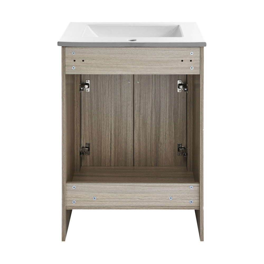 Burdon 24" Bathroom Vanity in Oak