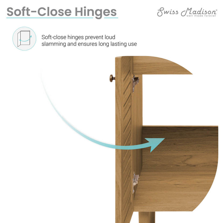 Bron 36" Bathroom Vanity in Oak