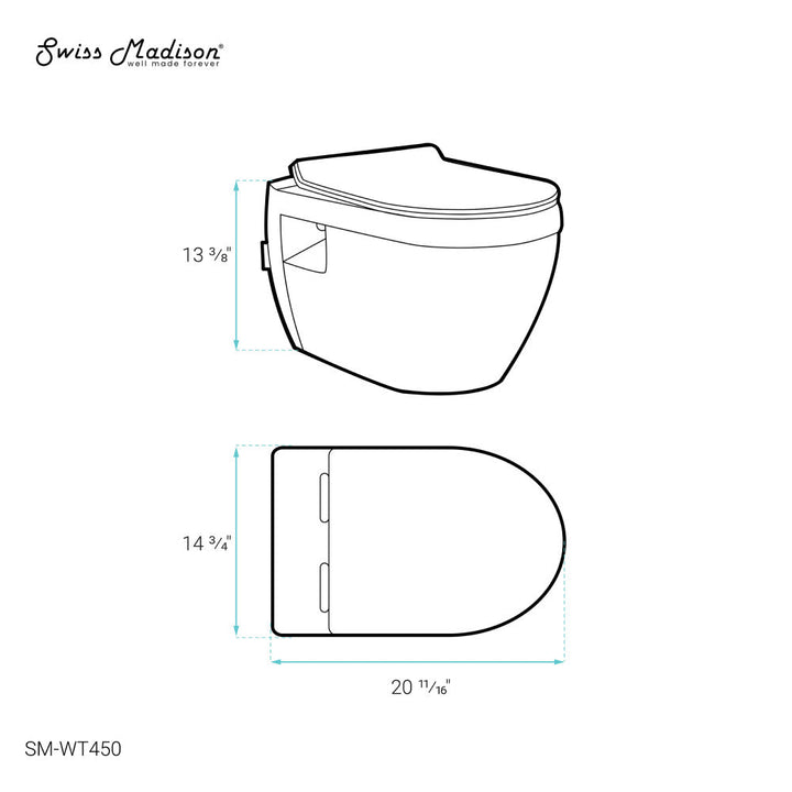 Ivy Wall-Hung Elongated Toilet Bowl