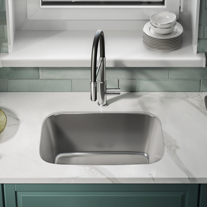 Toulouse 27 x 18 Stainless Steel, Single Basin, Undermount Kitchen Sink