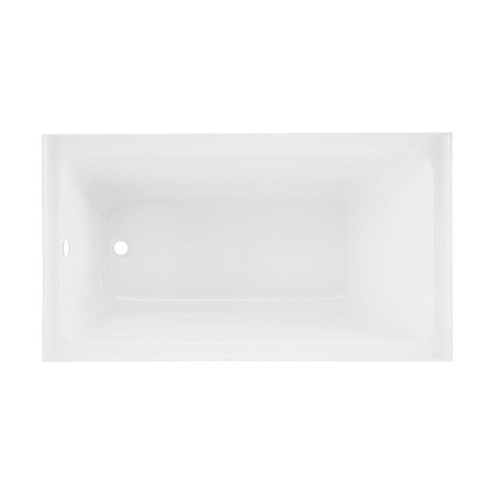 Voltaire 54" x 30" Left-Hand Drain Alcove Bathtub with Apron