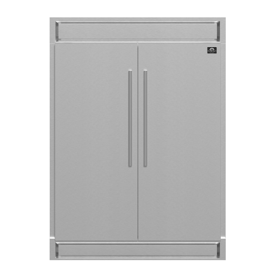 Forno Maderno 2-28-Inch Wide Convertible Refrigerator/Freezer, Decorative Trim, 27.2 cu.ft, 84-Inch High, ENERGY STAR Certified