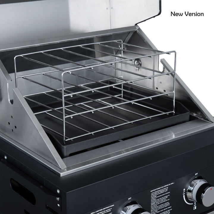 Forno All’Aperto 99,600 BTU Outdoor Kitchen, 5 Burners, Infrared Burners, Side Burner, Black Sintered Stone Countertops, Gas Pizza Oven, Sink Module, Bar &amp; Beverage Center