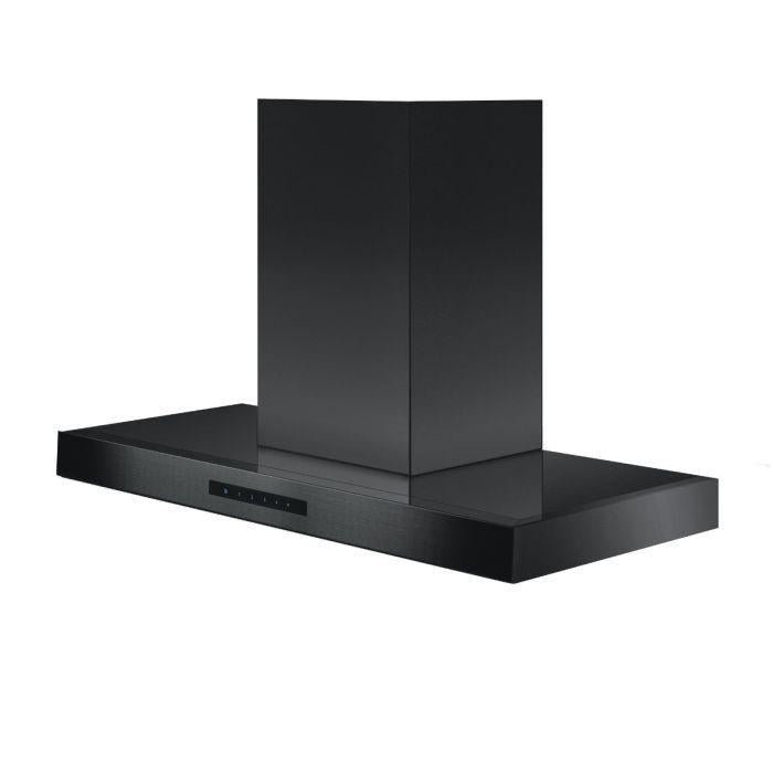 ZLINE 36 in. Convertible Vent Wall Mount Range Hood in Black Stainless Steel, BSKEN-36