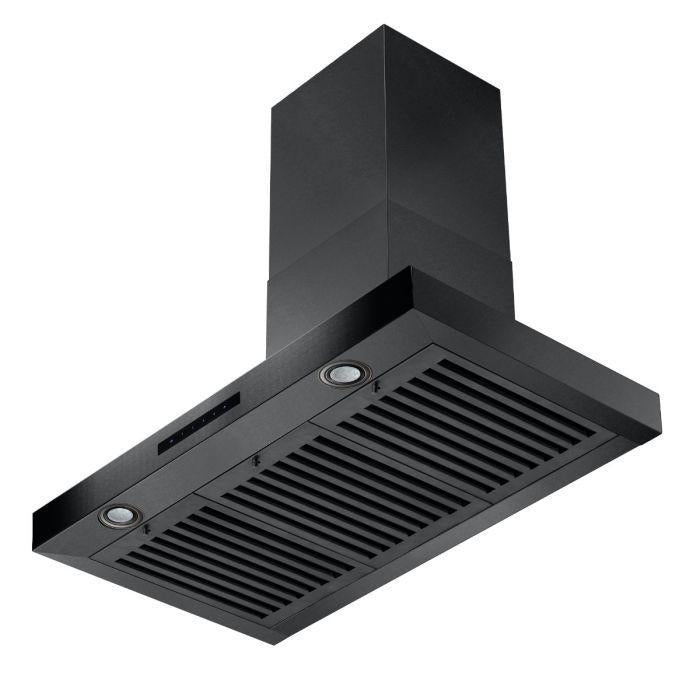 ZLINE 30 in. Convertible Vent Wall Mount Range Hood in Black Stainless Steel, BSKEN-30