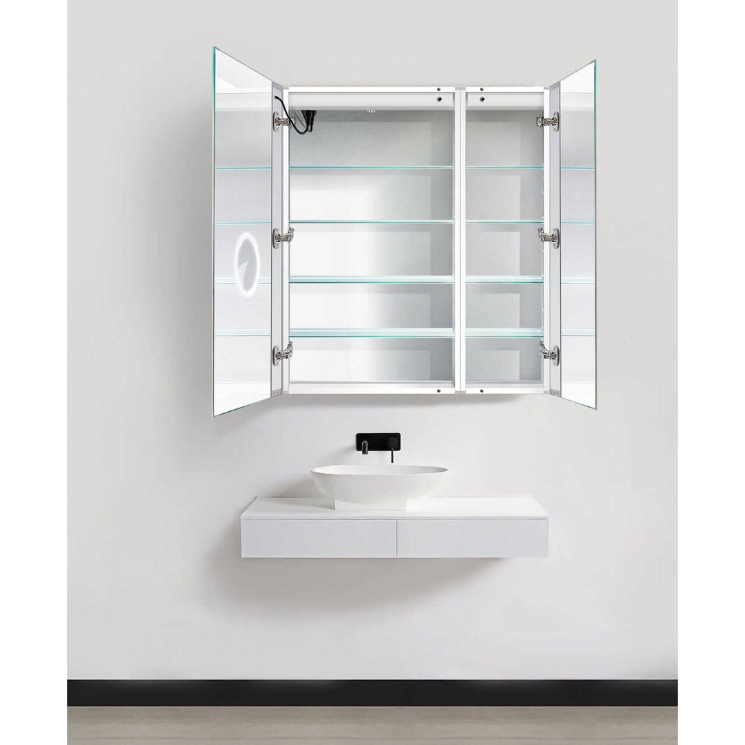 Krugg Svange 36 x 42 LED Medicine Cabinet - Defogger, Dimmer