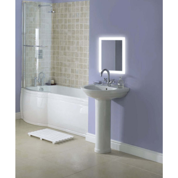 Krugg Bijou 15" LED Bathroom Mirror - Dimmer & Defogger