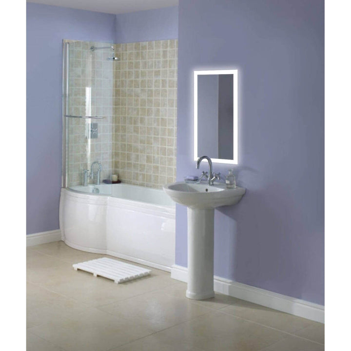 Krugg Bijou 15" LED Bathroom Mirror - Dimmer & Defogger