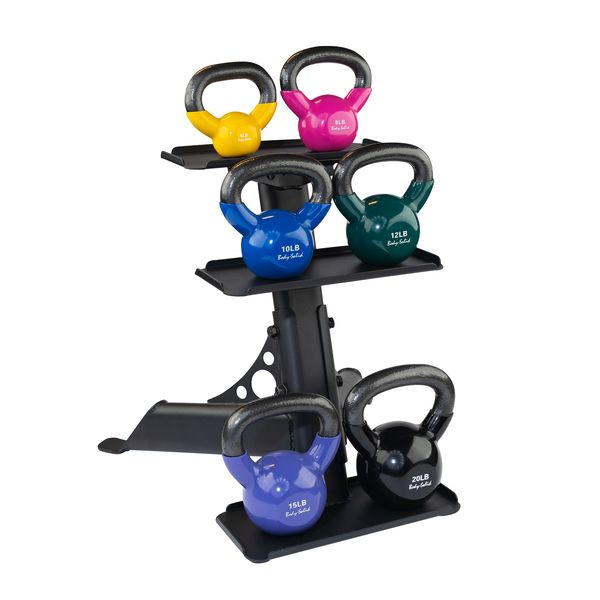 Body Solid GDKR50B 3-Tier Kettlebell Rack