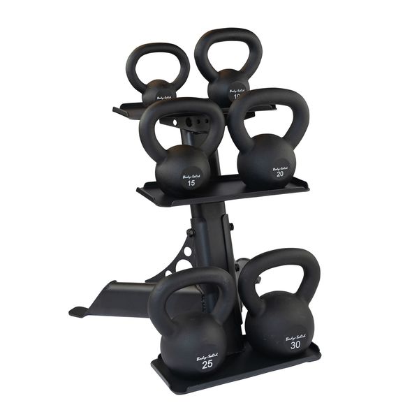 Body Solid GDKR50B 3-Tier Kettlebell Rack