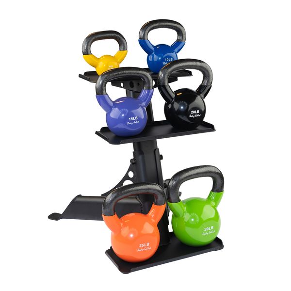 Body Solid GDKR50B 3-Tier Kettlebell Rack