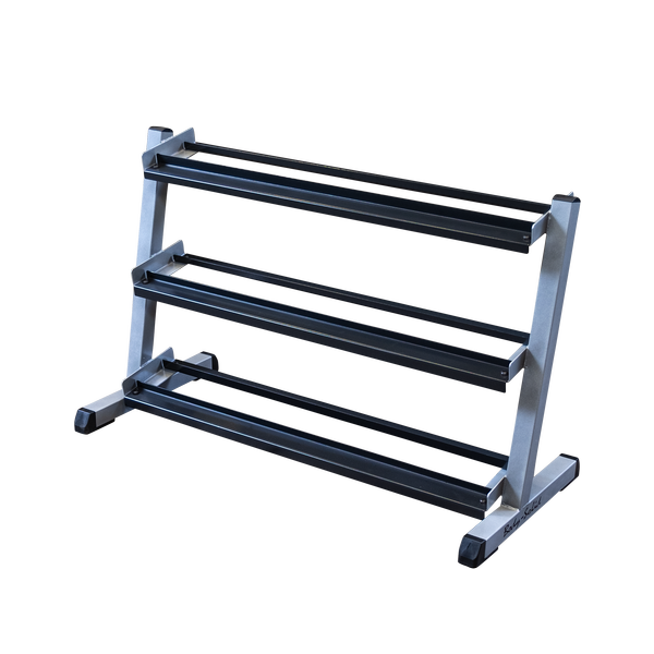 Body Solid GDR48 3-tier Dumbbell Rack