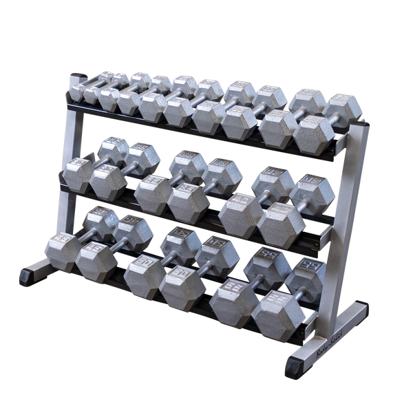 Body Solid GDR48 3-tier Dumbbell Rack