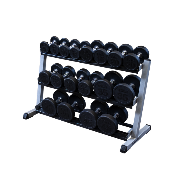 Body Solid GDR48 3-tier Dumbbell Rack