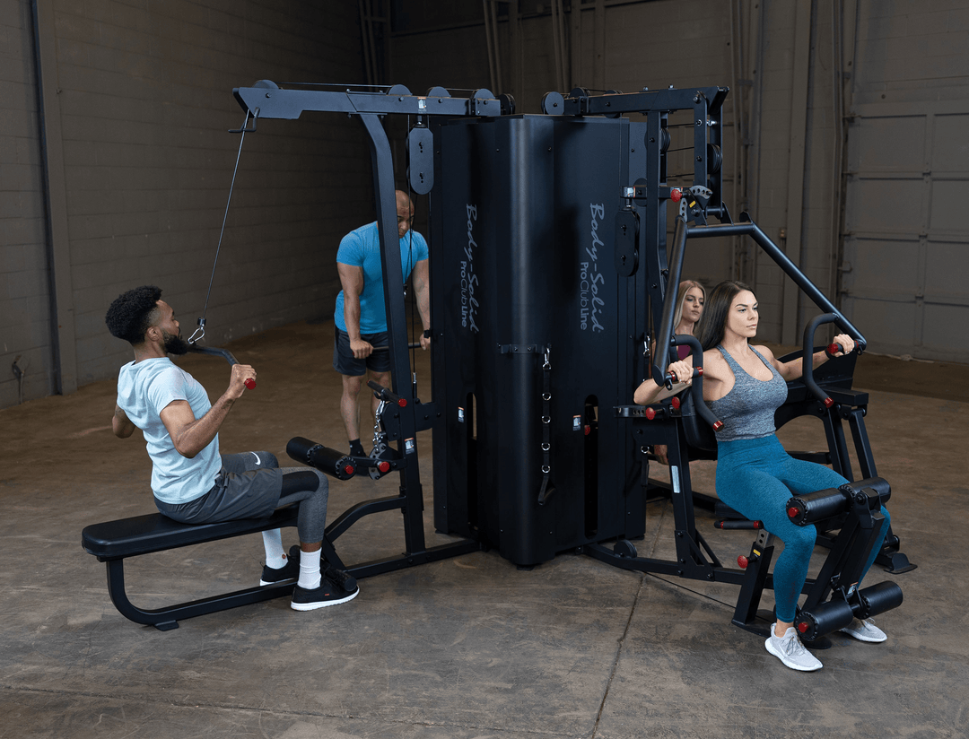 Body Solid Pro Clubline S1000 Four-Stack Gym