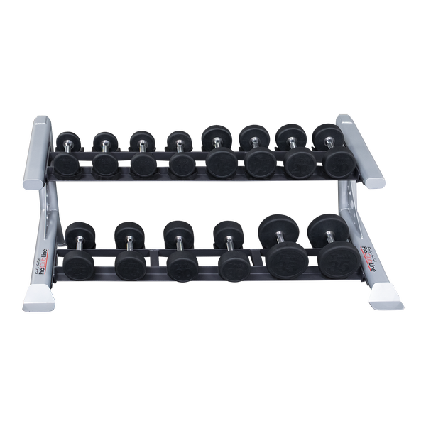 Body Solid Pro Clubline SDKR500SD 2 Tier Saddle Dumbbell Rack