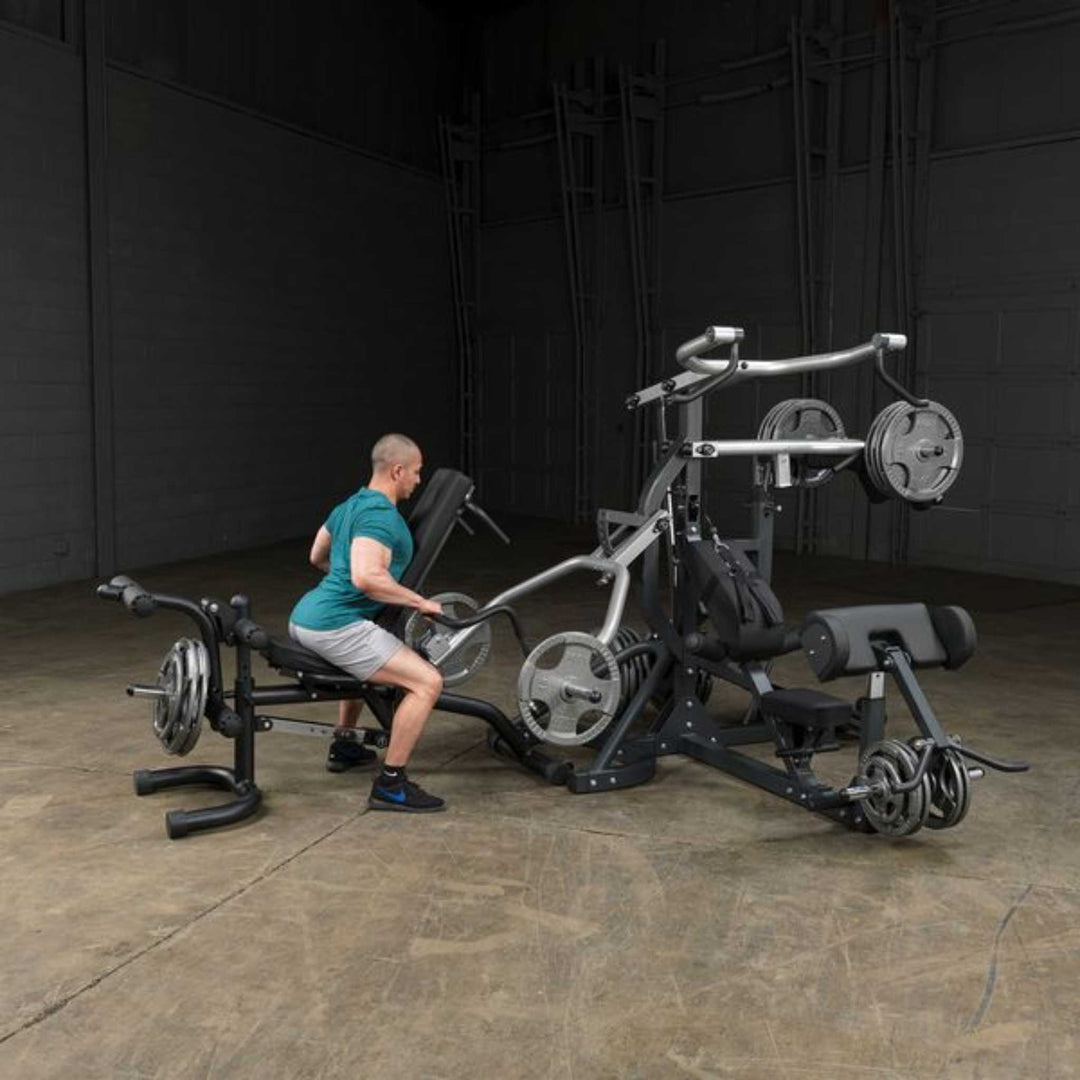 Body Solid SBL460P4 Free-Weight Leverage Home Gym